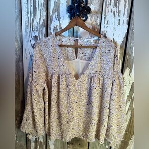 Karlie Floral Top Size Small Fall